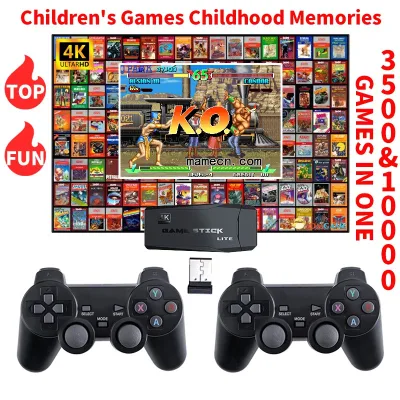 Portable 10k Game 4K TV Video Game Console With 2.4G Wireless Controller Support CPS PS1 Classic Games Retro Game