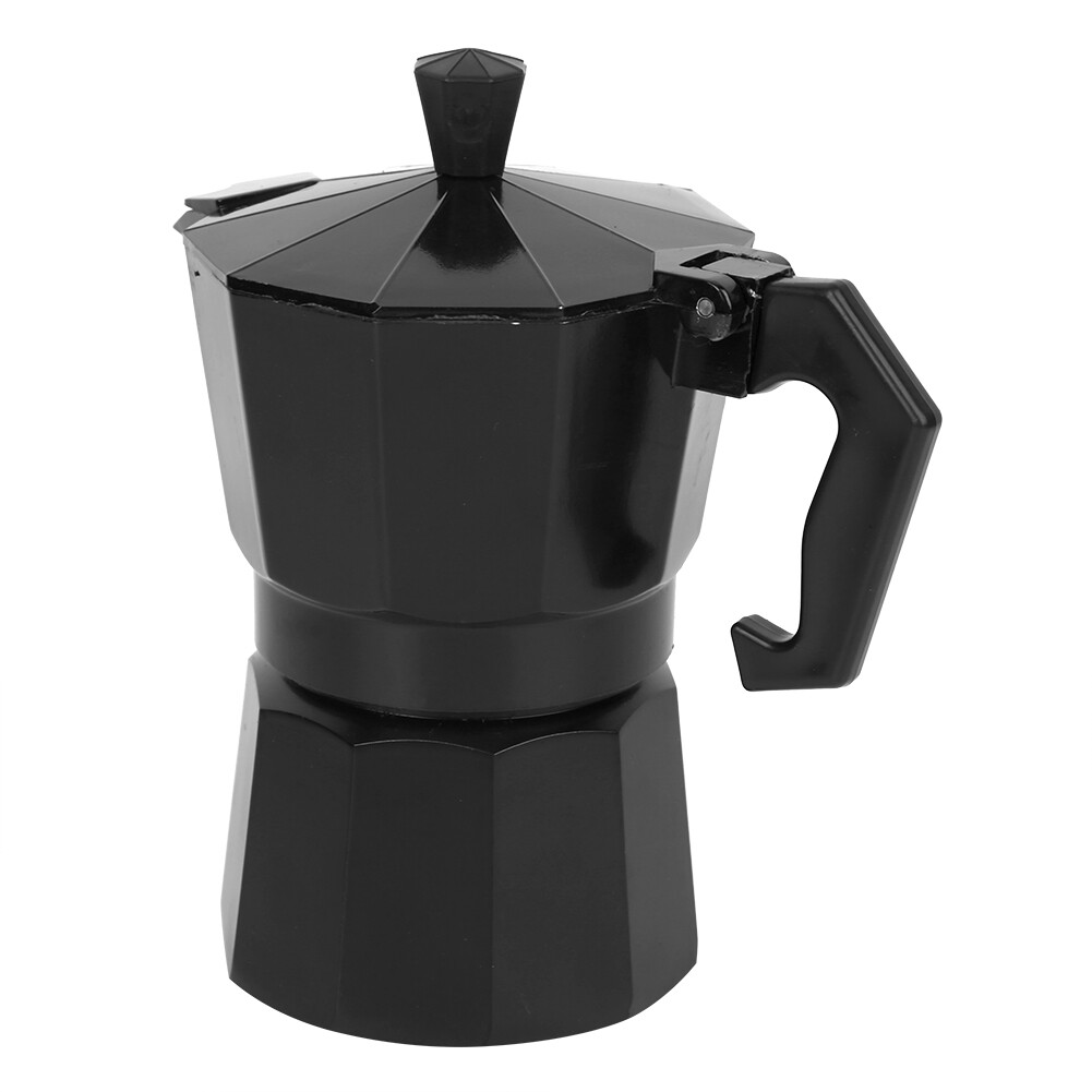 Bình Cà Phê Moka Máy Pha Espresso, Máy Pha Cà Phê Nhôm 3 Ly