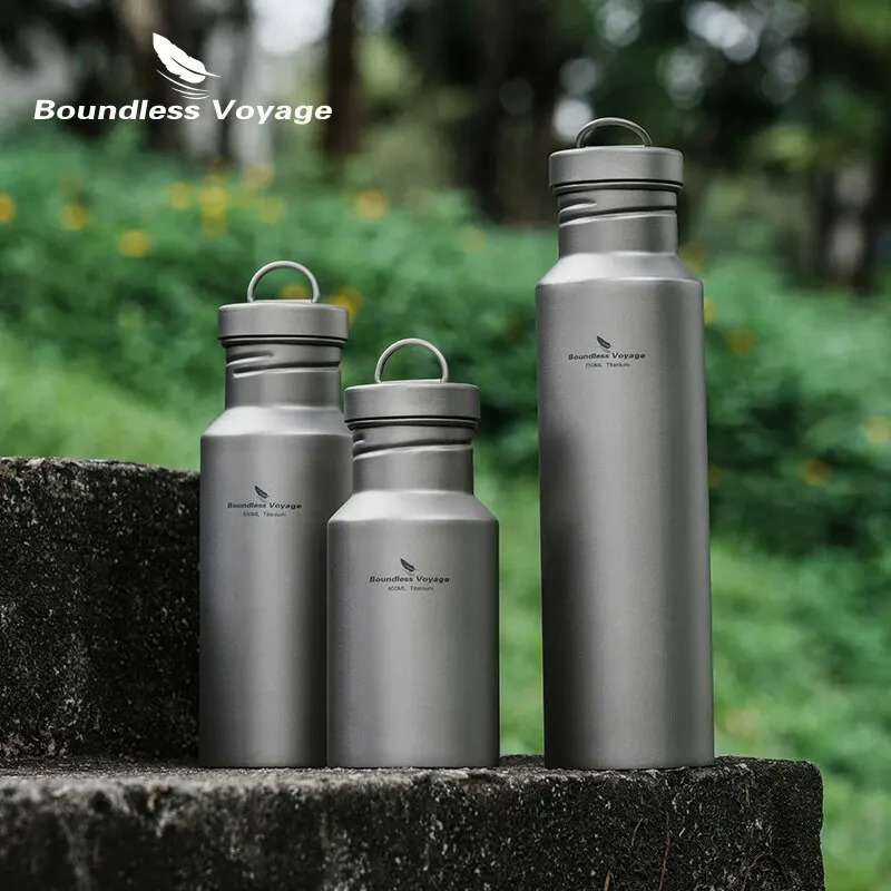 Boundless Voyage 1050ml TA1 Titanium Water Bottle – Ultralight Leakpro – Boundless Voyage Outdoors