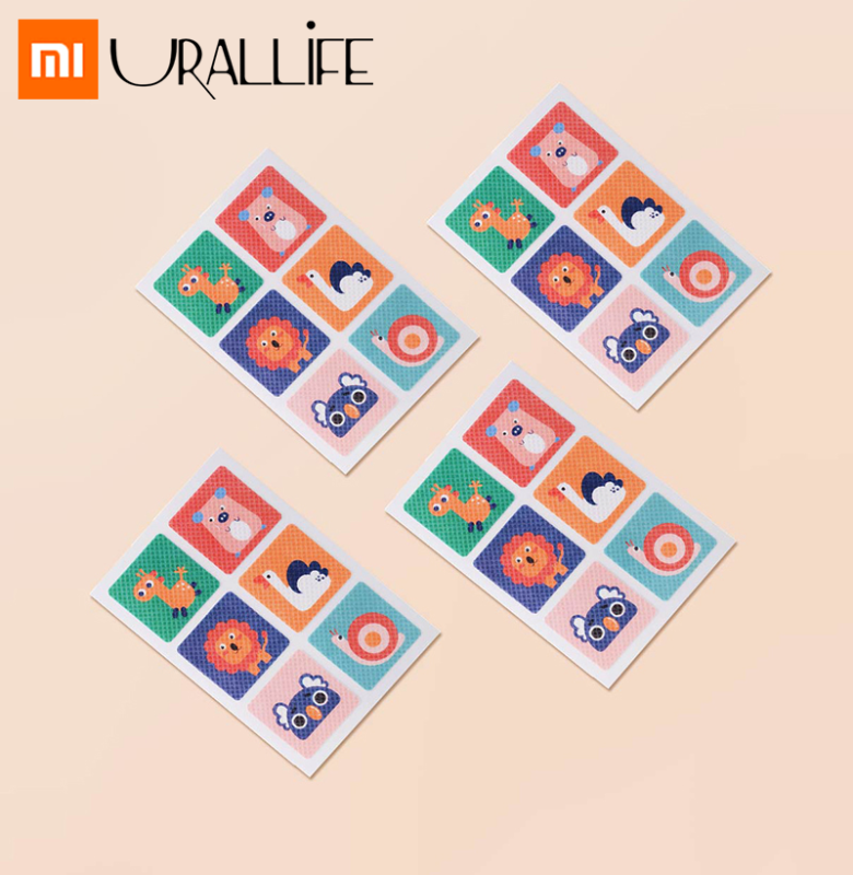 Xiaomi Mijia Natural Plant Mosquito Repellent Cartoon Stickers Portable Mosquito Killer Baby Outdoor Anti-bite Repelente Insect Plant Extract Essential Oil No Chemical Composition Mosquito Repellent Last For 8 Hours