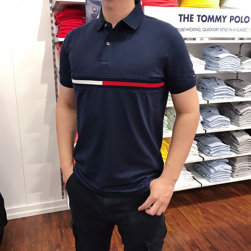 black hilfiger polo