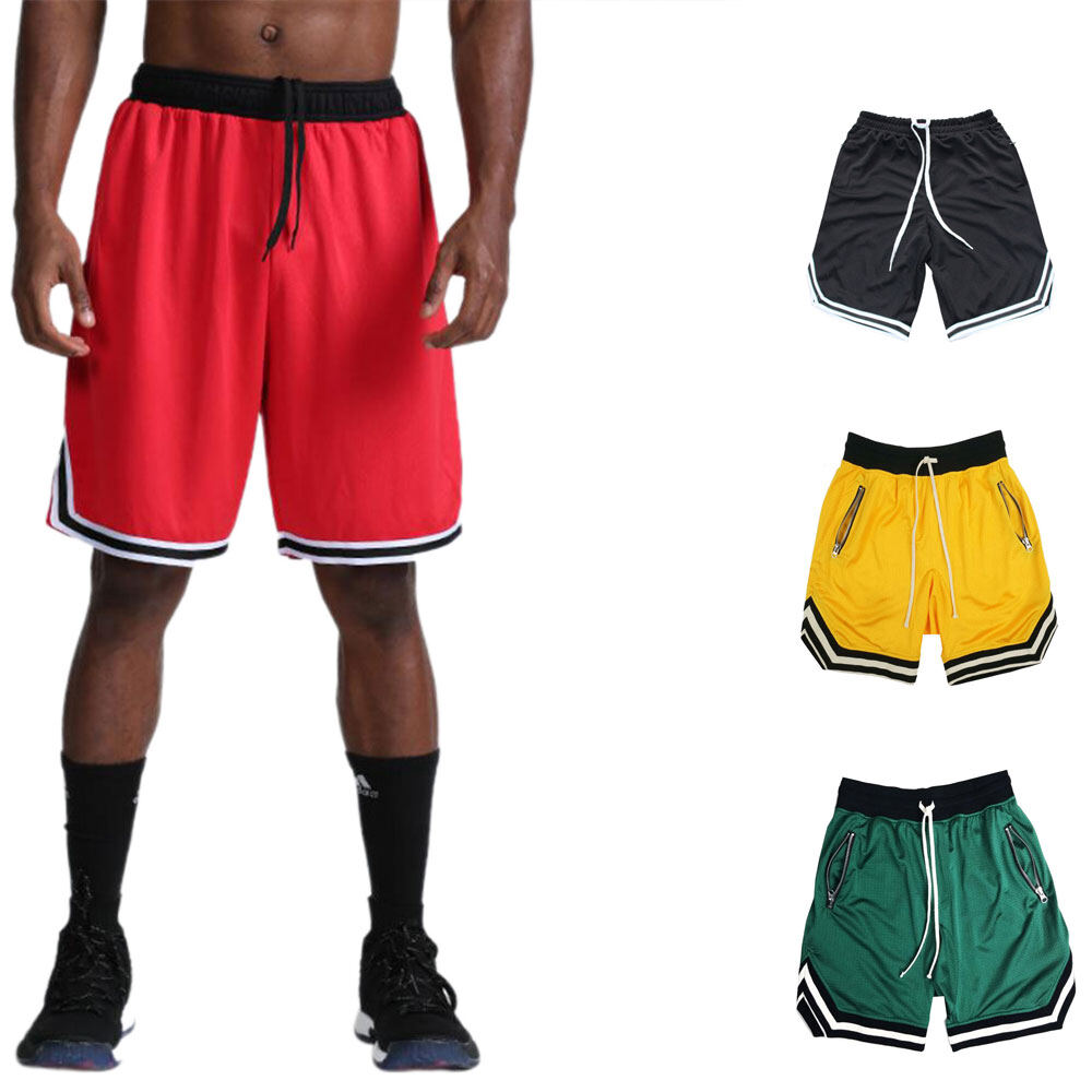 Happybuyner Men Sport Gyms Workout Male Breathable Mesh Quick Dry Running Sportswear Fitness Bodybuilding Jogging Shorts