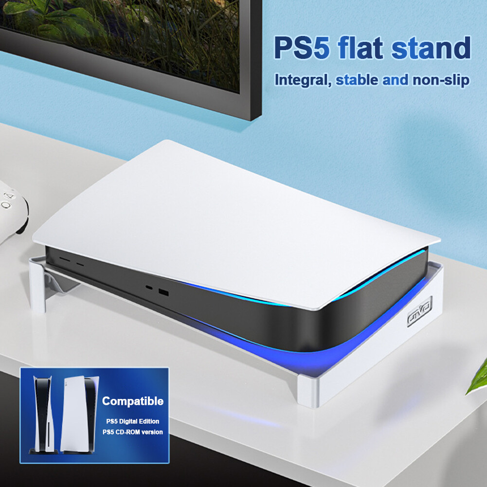 Gaming Console Stand Kit Horizontal Base for PS5 CD-ROM/Digital Accessories