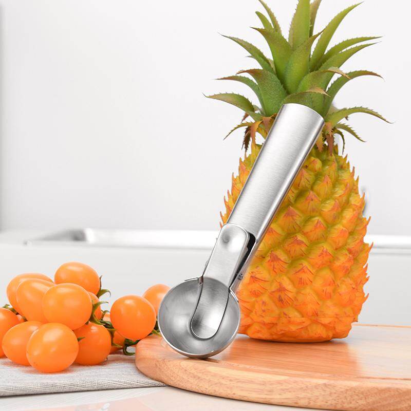 5CM Ice Cream Spoon Stainless Steel Ice Cream Dessert Scoop Fruits Ball Maker Watermelon Spoon Cookies