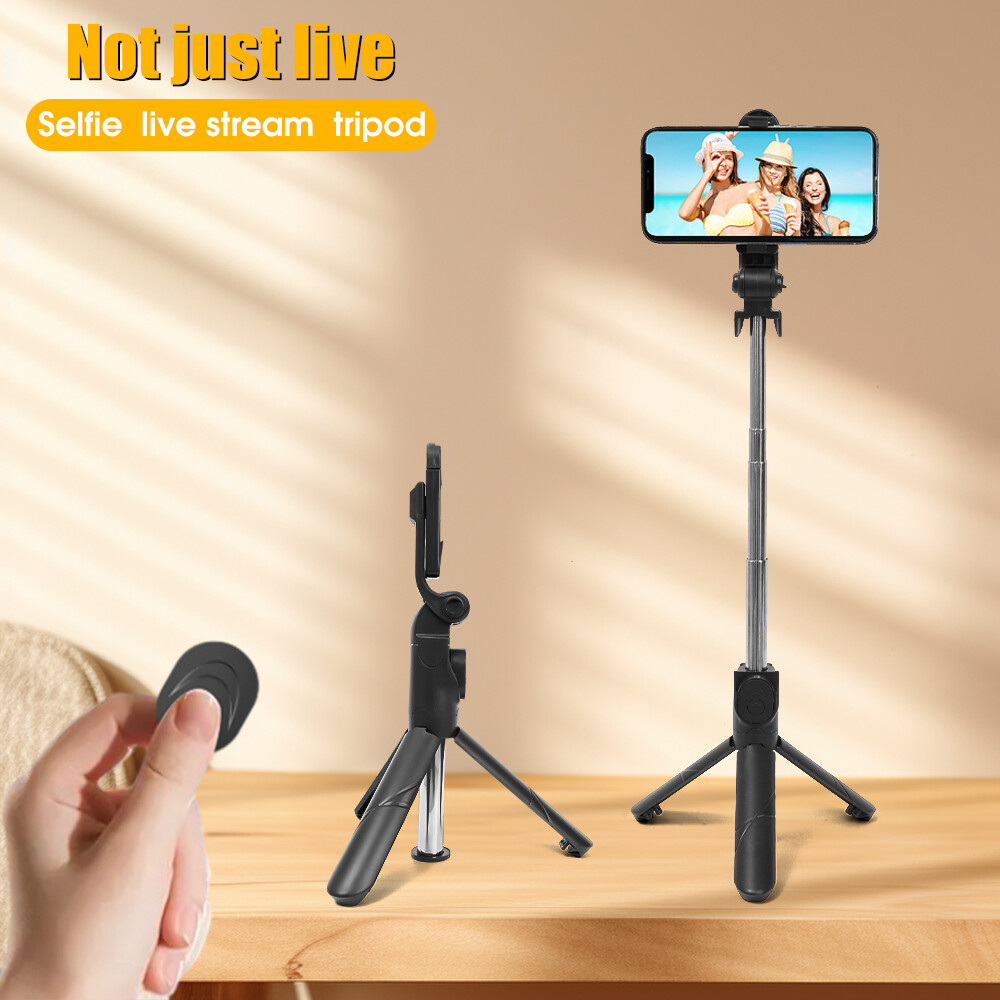Mới mở rộng Bluetooth không dây giá đỡ ba chân gậy selfie với màn trập từ xa điện thoại có thể gập lại chủ Chân máy đơn cầm tay cho IOS Android