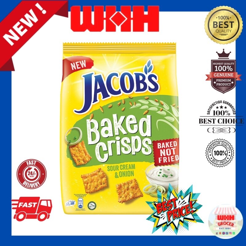 SPECIAL PROMO !!! Jacob’s Baked Crisps Original Sour Cream and
