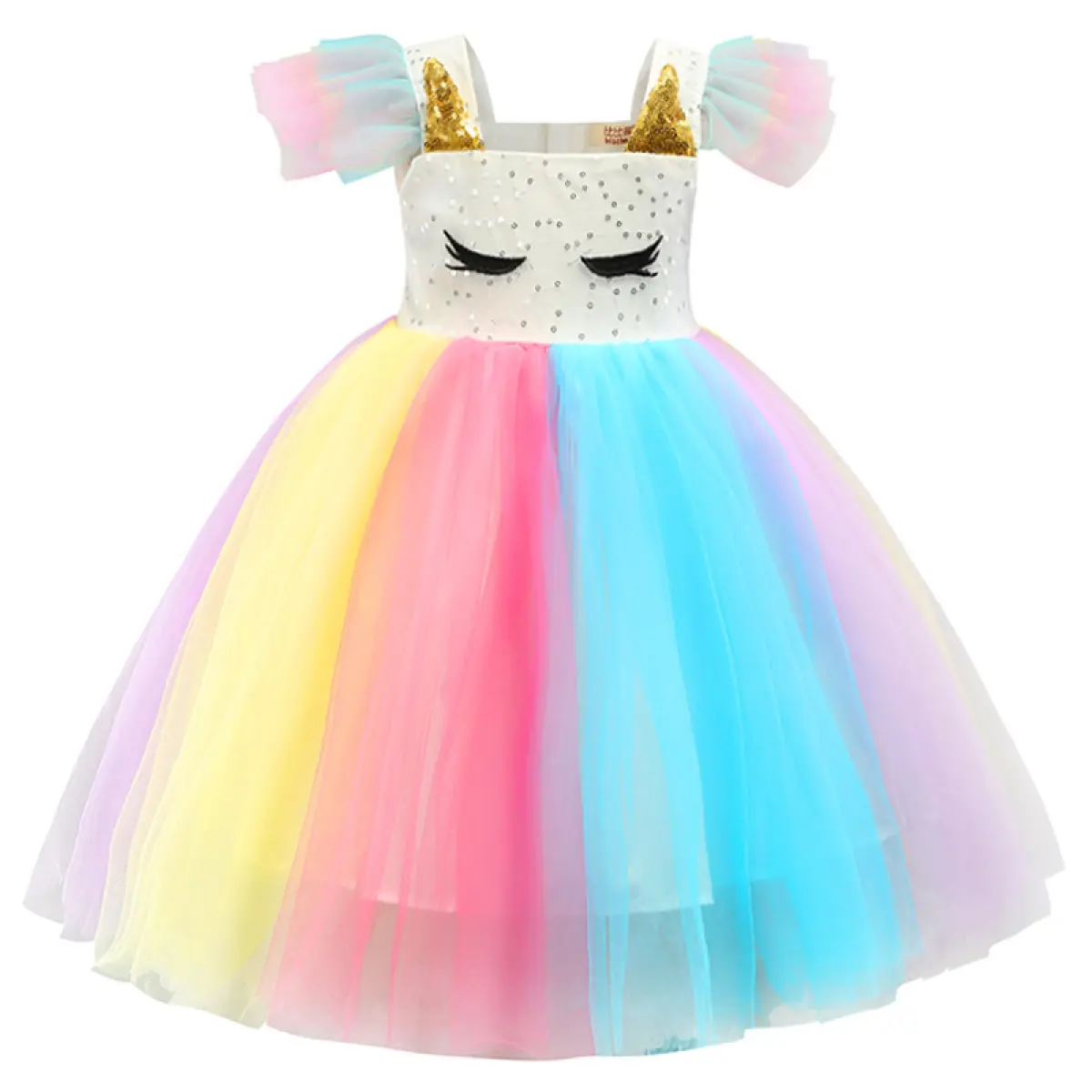 rainbow dress for girl