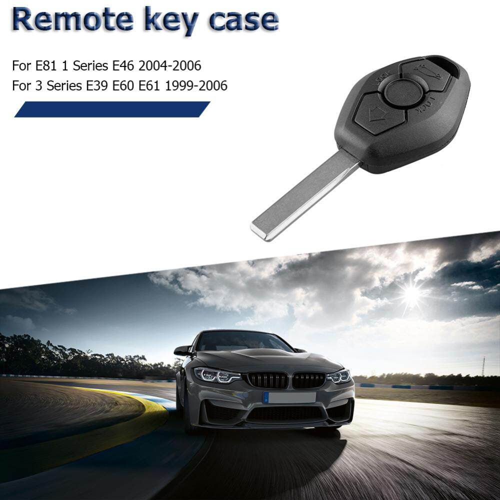 3 nút xe từ xa vỏ chìa khóa điện Vỏ thay thế cho BMW E81 E46 E39 E60