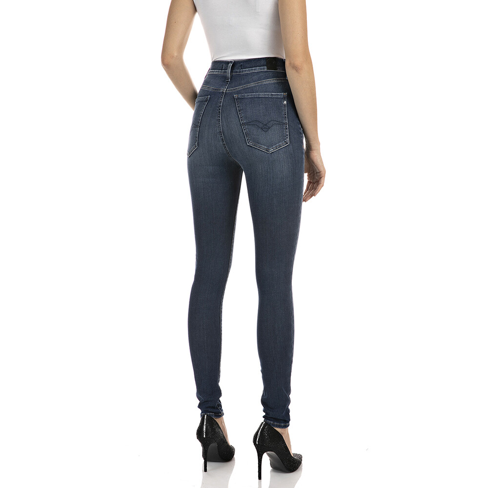 REPLAY JEANS Women Super Skinny Hyper Waist Fit Leyla Hyperflex