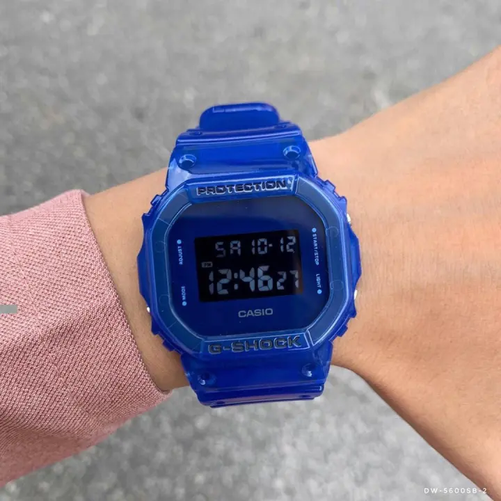 g shock square blue