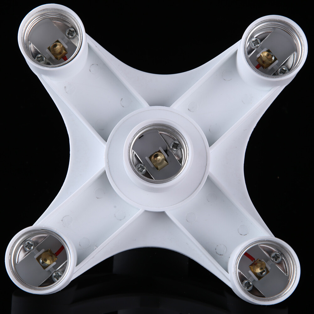 Base Socket Splitter Light Lamp Bulb Adapter Holder Enhanced brightness