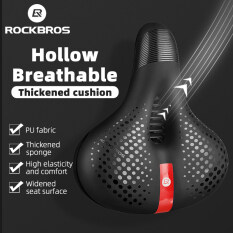 ROCKBROS Yên Xe Đạp Đệm Dày Thoải Mái Chống Sốc Cho Ghế Xe Đạp, Yên Mở Rộng, Không Thấm Nước Thoáng Khí Phụ Kiện Xe Đạp