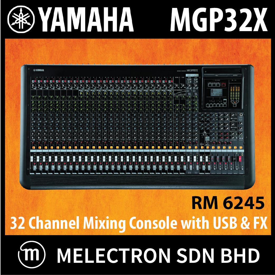 Yamaha MGP32X 32Channel Premium Mixing Console Lazada