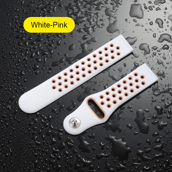 20 22mm Silicone Strap for Samsung Gear Sport S2 S3 Galaxy Watch Active 42mm 46mm Galaxy Watch 3 41mm 45mm Huami Watchband for Huawei gt2 gt3