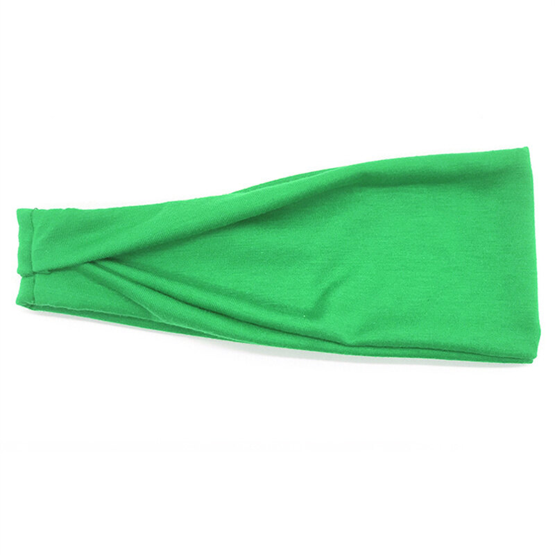 [ILOVEDIY] Men Women Wide Headband Sweatband Stretch Sweat Elastic Sport Yoga Run Hairband