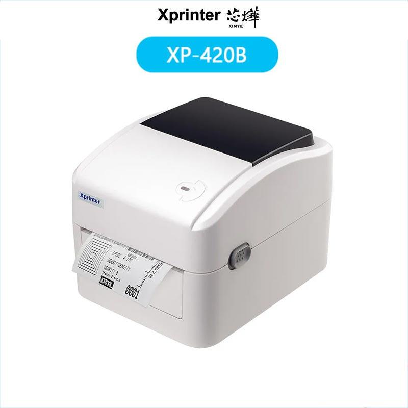 【XP-420B】XPrinter A6 Thermal Printer Bluetooth Label Printer Waybill Printer Barcode Printer Shipping Label Consignment Note Printer 热敏打印机