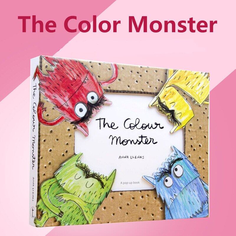 The Color Monster 3D English Emotion Book For Kids Identify Emotion And ...