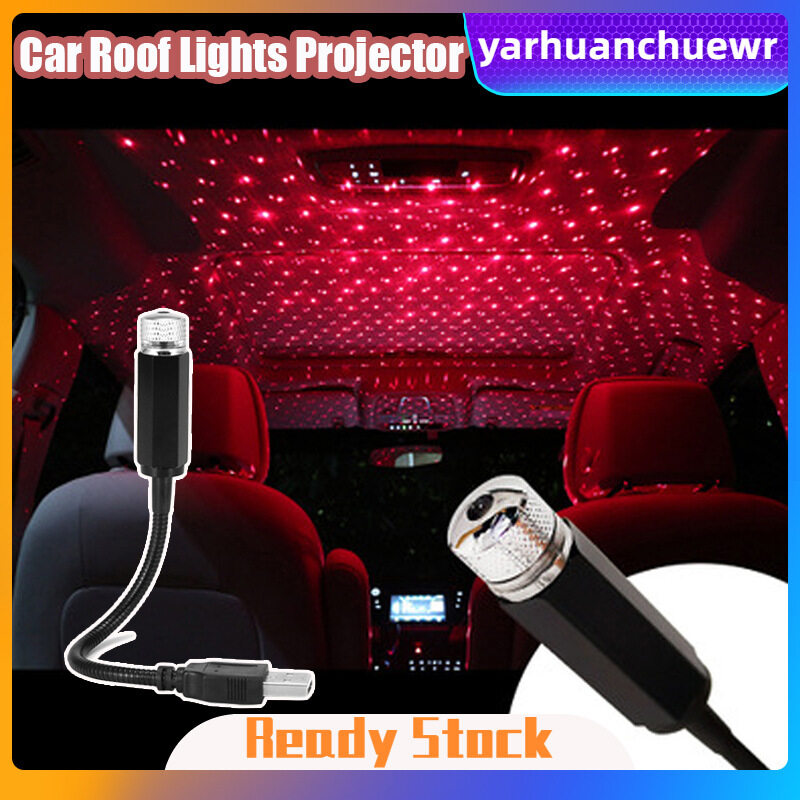 Đèn Chiếu Trần Xe Hơi Hình Ngôi Sao, Đèn Thiên Hà Dùng Trang Trí Tự Động, Có Đèn LED Tạo Bầu Không Khí Lấp Lánh Như Ánh Sao, Có Cổng USB