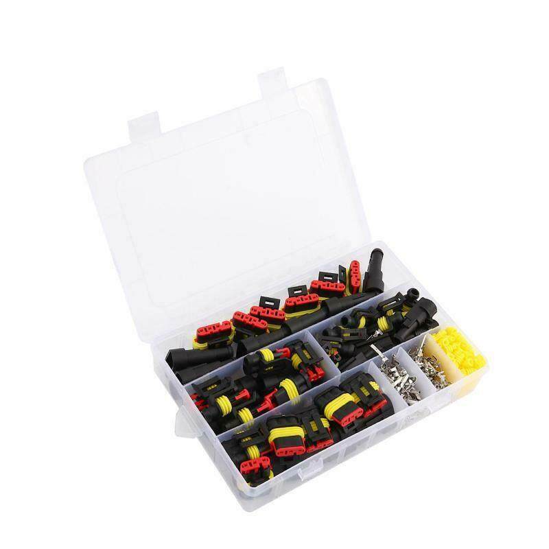 26sets 1-4 Pin Way Waterproof Car Auto Electrical Wire Connector Plug Automotive