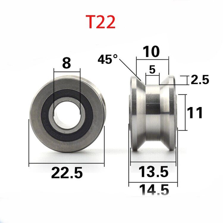 1PC T157-2 red gray iron core magnetic ring size 39.9 × 24.1 × 14.5mm 