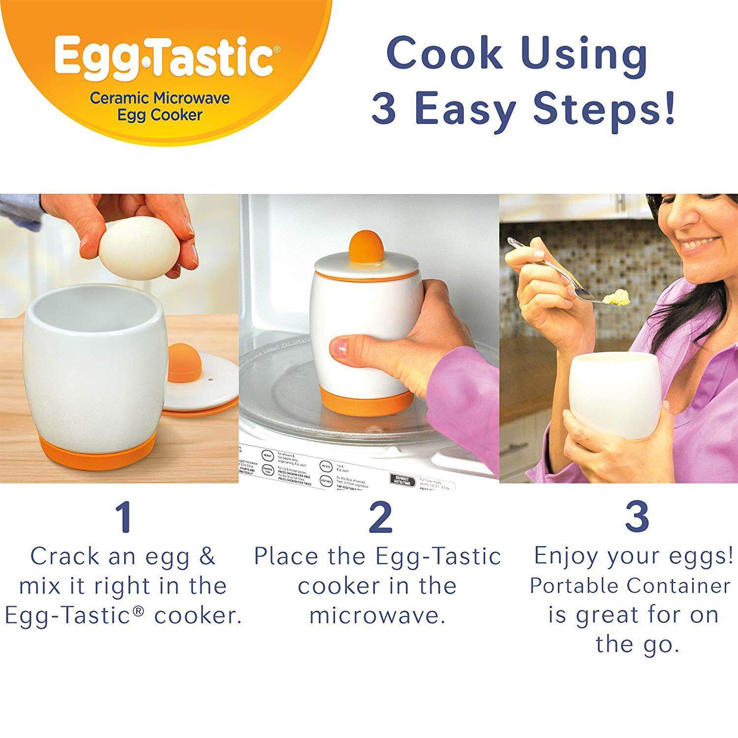egg tastic microwave egg cooker
