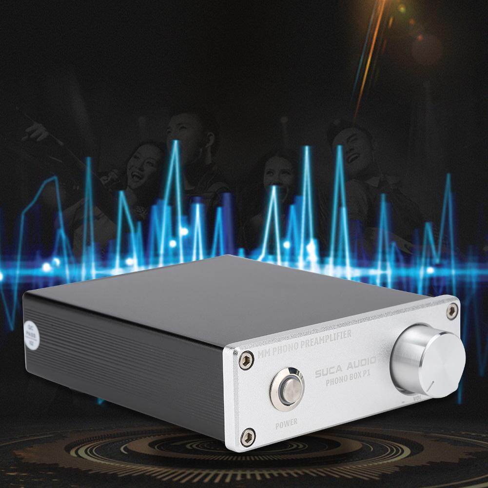 Sweatbuy  Mạ vàng cho Đầu Vào RCA Đầu Ra PHONO HỘP P1 MM Kỷ Lục Cầu Thủ Bộ Khuếch Đại 110-240V