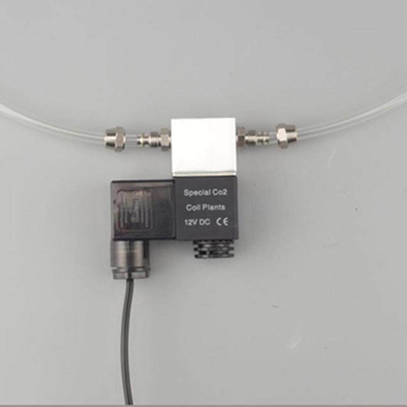 Van Điện Từ Đầu Ra DC 12V Bộ Điều Chỉnh Hệ Thống CO2 Bể Cá Van Điện Từ Nhiệt Độ Thấp Cho Bể Cá Bể Cá Nhà Máy Nước Trồng Cỏ Dễ Dàng Lắp Đặt Đầu Kép