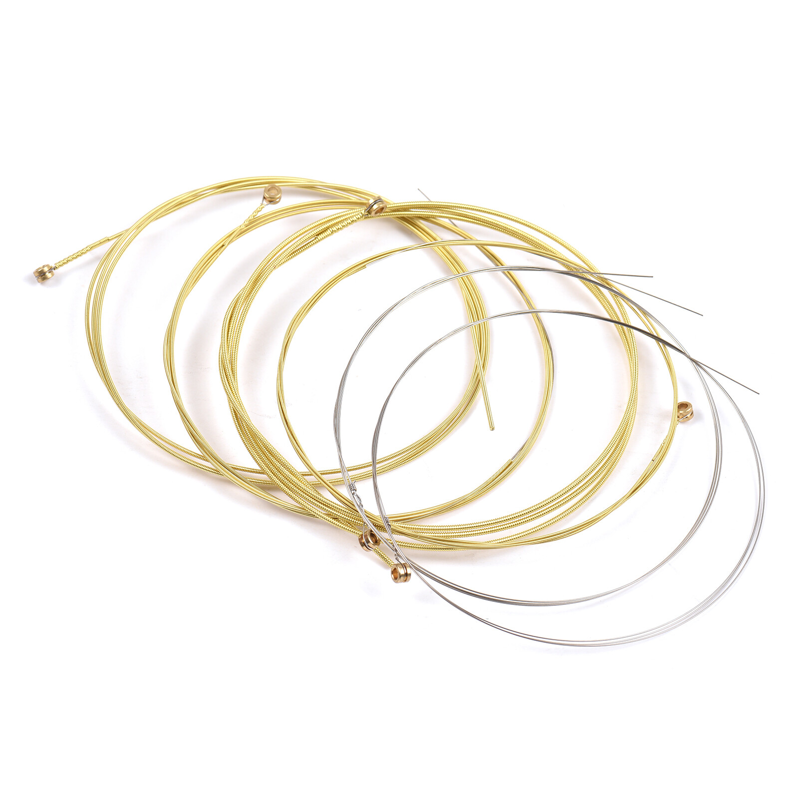 6 PCS Guitar Strings Acoustic Guitar Strings Steel Core Rust Proof Coated String for 6 String Guitar