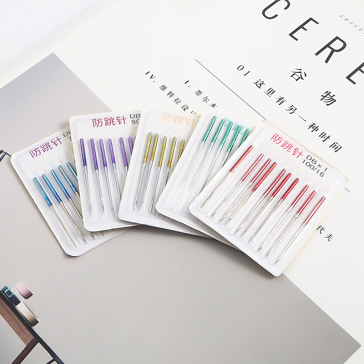 Kim Máy Chống Nhảy Điểm Thường Thông Dụng 10 Cái/túi 38Mm Cho Máy May Gia Đình Dụng Cụ May Vải Co Giãn Tự Làm