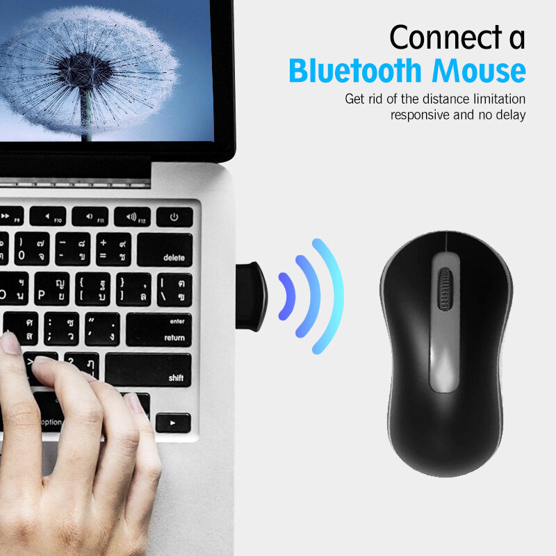 【Alien Data】bộ Chuyển Đổi Usb Bluetooth 5.0 Cho Máy Vi Tính Máy Tính Mini Chuyển Tập Tin Âm Thanh Dongle Thụ Thể USB Bộ Phát Bluetooth 5
