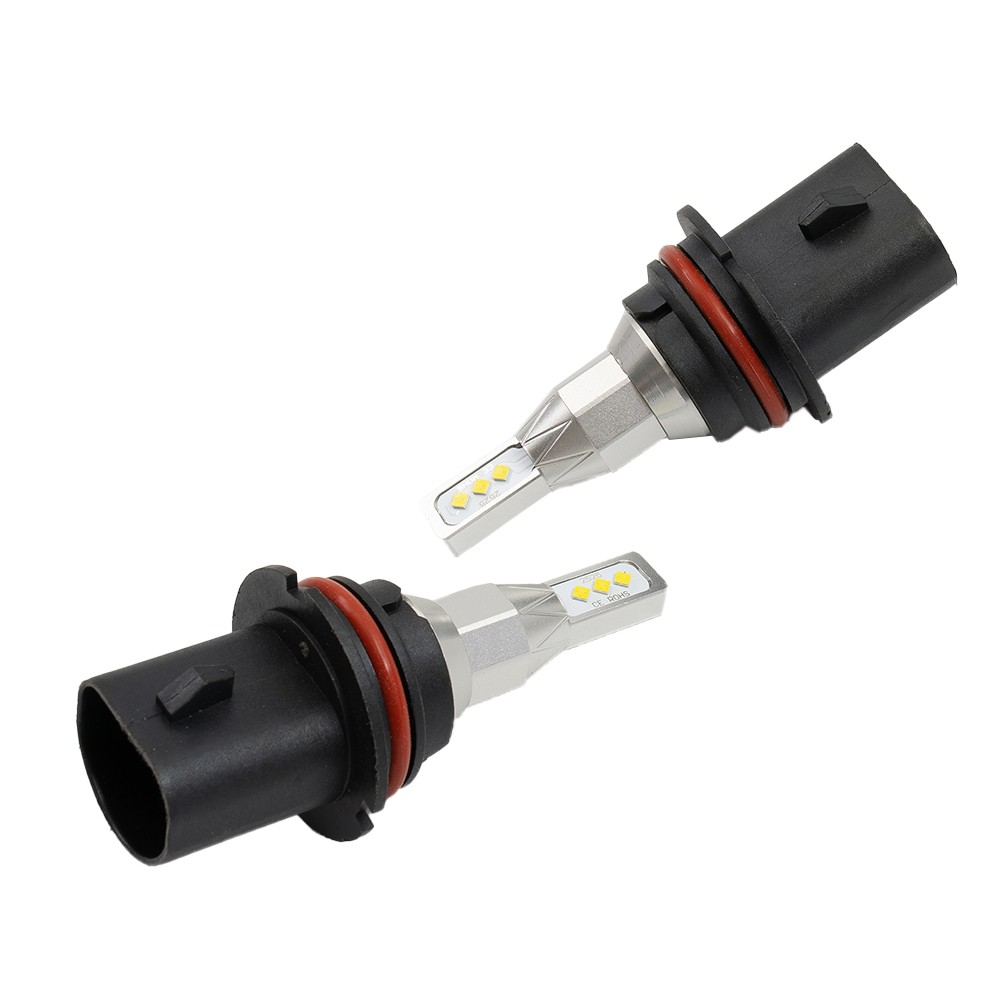 9007 HB5 LED-Headlight Bulbs High Low Beam 6000K White Fanless-Bright 2X