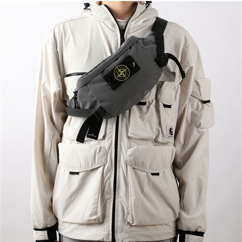 Túi Đeo Chéo Phản Quang 3M Stone Island