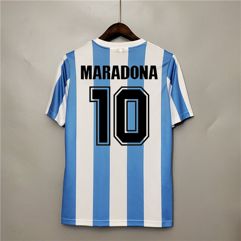ขายดี S 2XL Retro 1986 Maradona เสื้อคลาสสิก Vintage เสื้อ