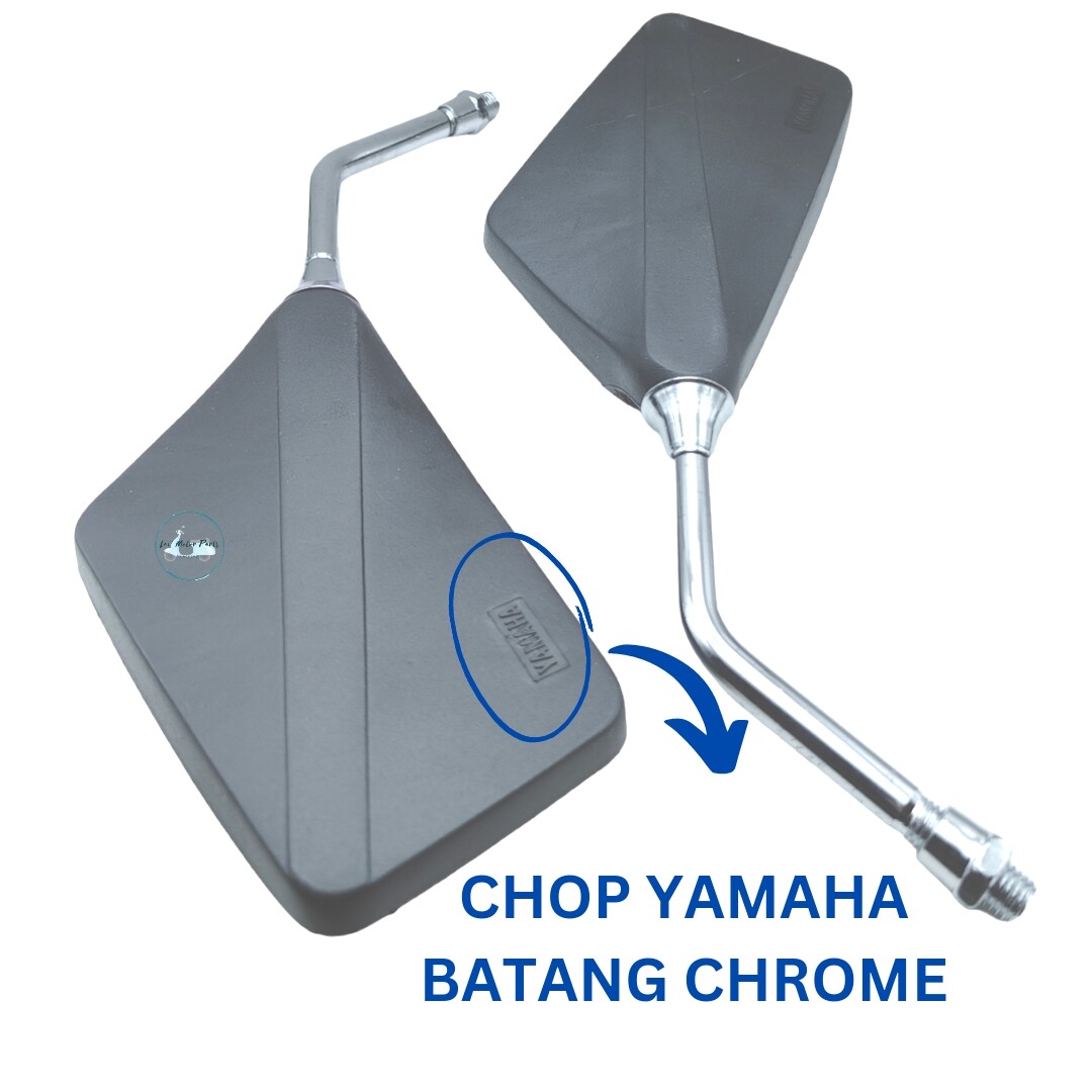 SIDE MIRROR SQUARE BATANG CHROME SIDE MIRROR PETAK BATANG CHROME YAMAHA