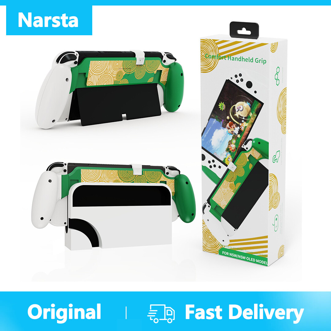 Narsta Anti Slip Grip Handheld Grip Stand for Nintendo Switch OLED Console Comfortable & Ergonomic Hand Grip Holder for Switch OLED/Switch