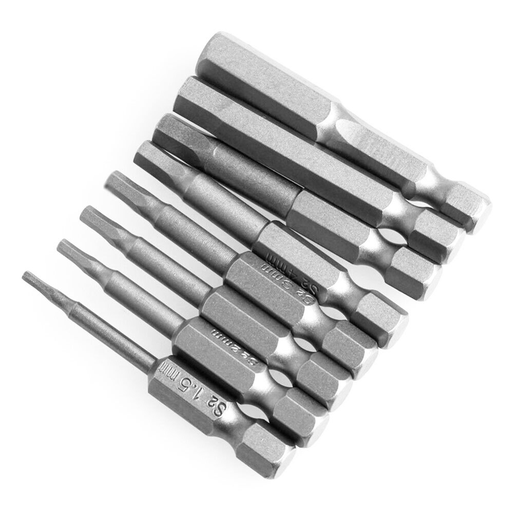 8Pcs Hexhead Bit Set Quick Change Connect Driver Power Drill Metric Tool