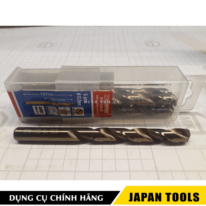 Mũi khoan thép Inox 12mm CFCooper HCM120 (01 mũi) | Japan Tools