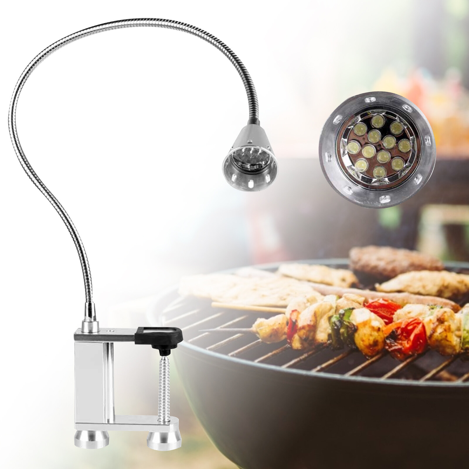 Waterproof BBQ Grill Light Grill Lights For BBQ With 12