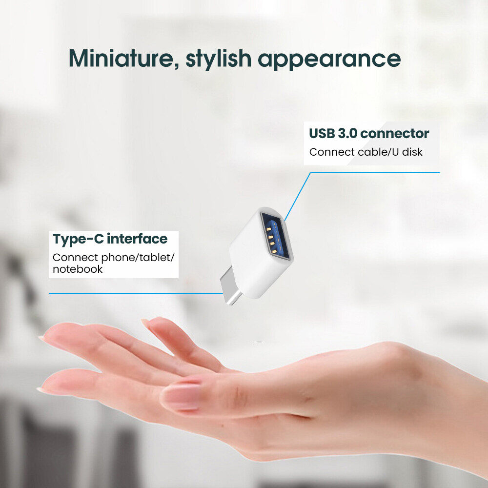 Kebidumei Bộ Chuyển Đổi Cáp OTG USB 3.0 Type-C USB-C Cho Điện Thoại Android Chuột Bàn Phím USB Đĩa Flash