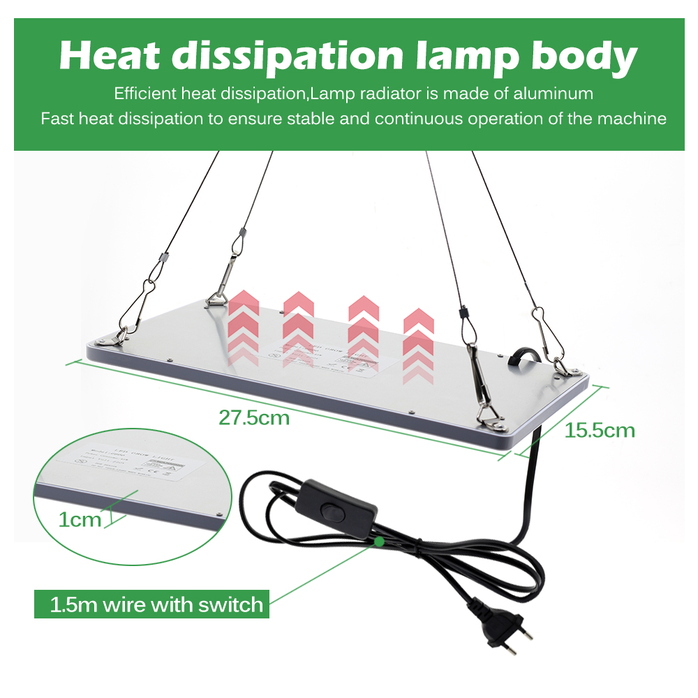 LED Grow Light 600W Samsung LM281B Diode Full Spectrum ปลูกโคมไฟ UV IR ...