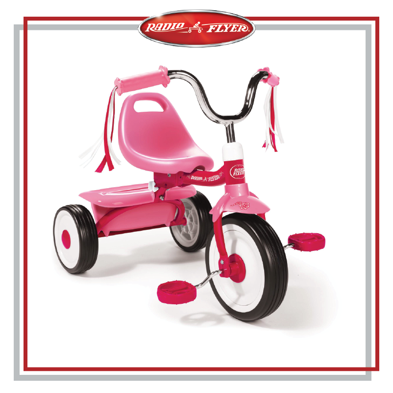 radio flyer trike for 2 riders