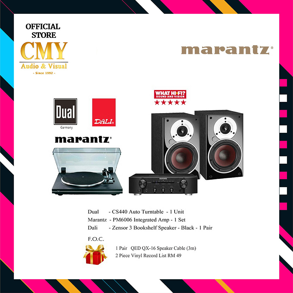 marantz pm6006 dali zensor 3