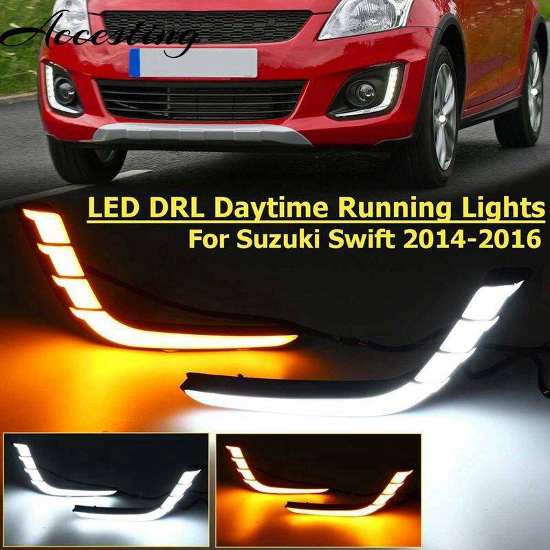 Đèn LED Chạy Ban Ngày Đèn DRL Tín Hiệu Rẽ Cho Suzuki Swift 2014 2015 2016