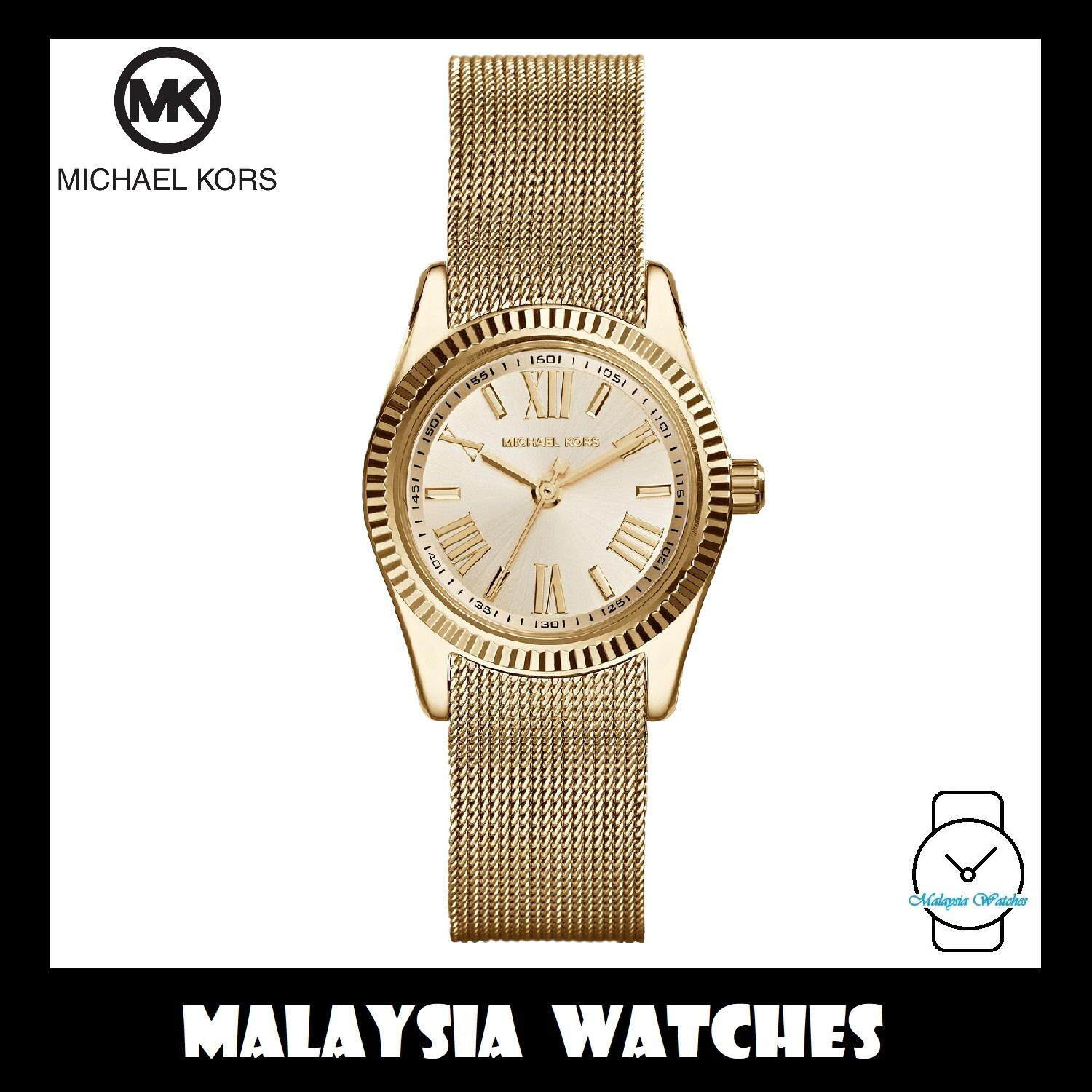 Amazoncom Michael Kors Womens MK3229  Petite Lexington Gold Watch  Michael  Kors Clothing Shoes  Jewelry
