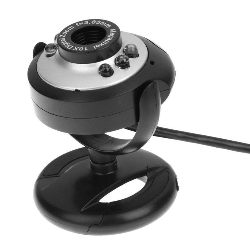 Camera Web USB 2.0 Với 6 Đèn LED Camera Webcam Kẹp Cho Máy Tính Xách Tay Máy Tính Để Bàn Bán Buôn Giao Hàng Bỏ Qua Khâu Vận Chuyển