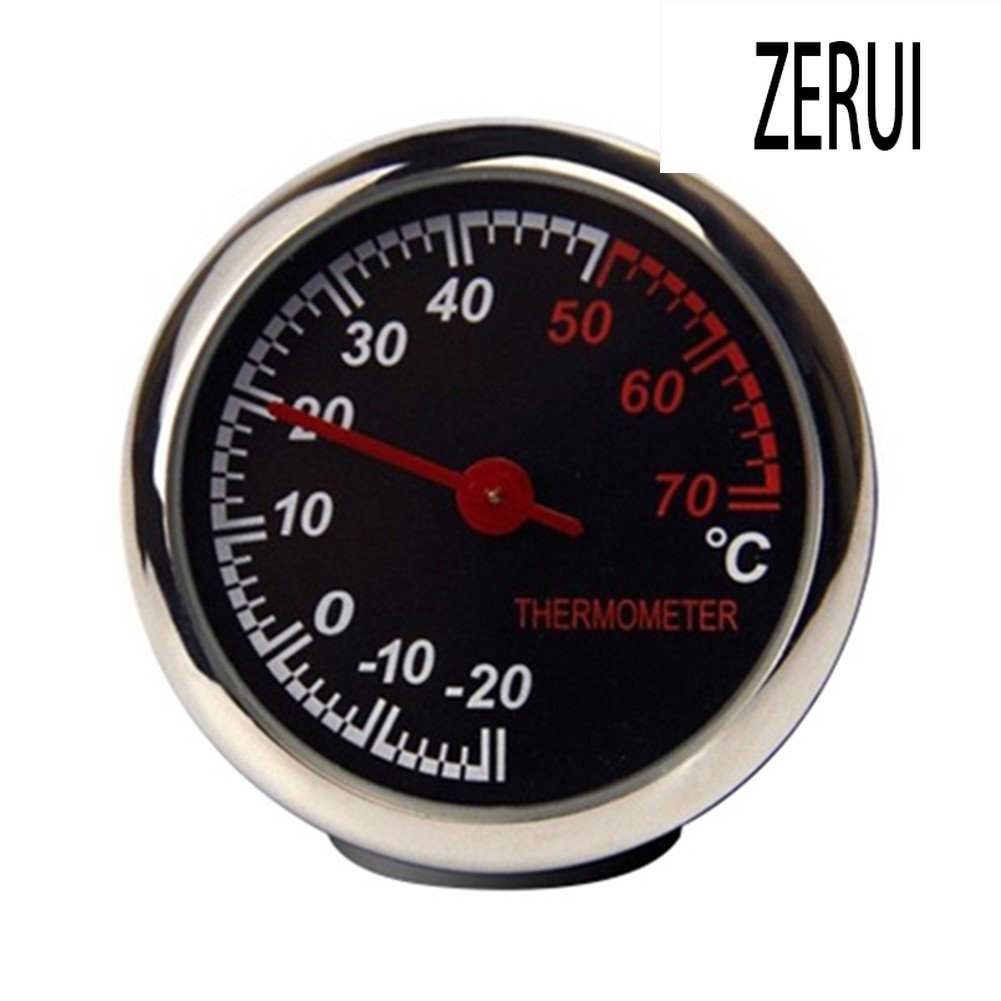 Đồng Hồ Thạch Anh Mini Nội Thất Xe Hơi ZR Đồng Hồ Đo Độ Ẩm Nhiệt Kế Trang Trí Bảng Điều Khiển