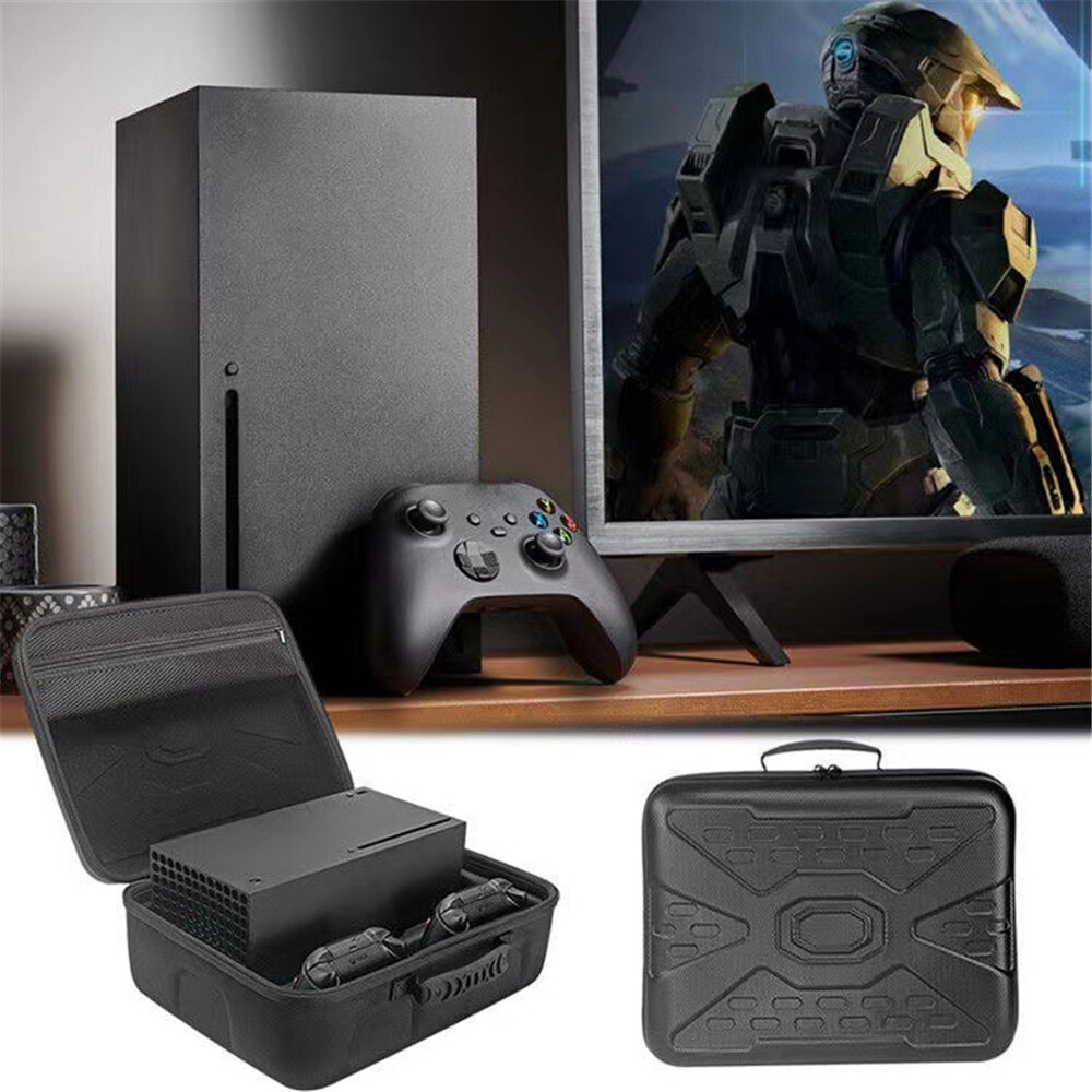 Hard Carrying Case Storage Bag Game Controller Protective Bag Joystick Pouch For Xbox Series X Game Console Travel Controllers
