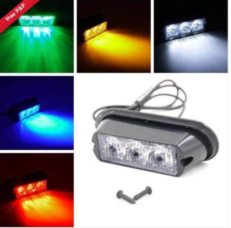 3 Đèn LED Nhấp Nháy Khẩn Cấp Cho Xe Tải Ô Tô Đèn Cảnh Báo, Đèn Báo Hiệu Nguy Hiểm Đèn Lưới Tản Nhiệt