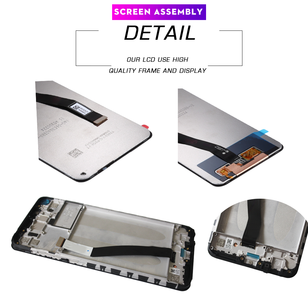 Original 6.53" For Xiaomi Redmi Note 9 LCD M2003J15SG Display Screen Replacement For Redmi 10X 4G LCD Note9 M2003J15SC Display