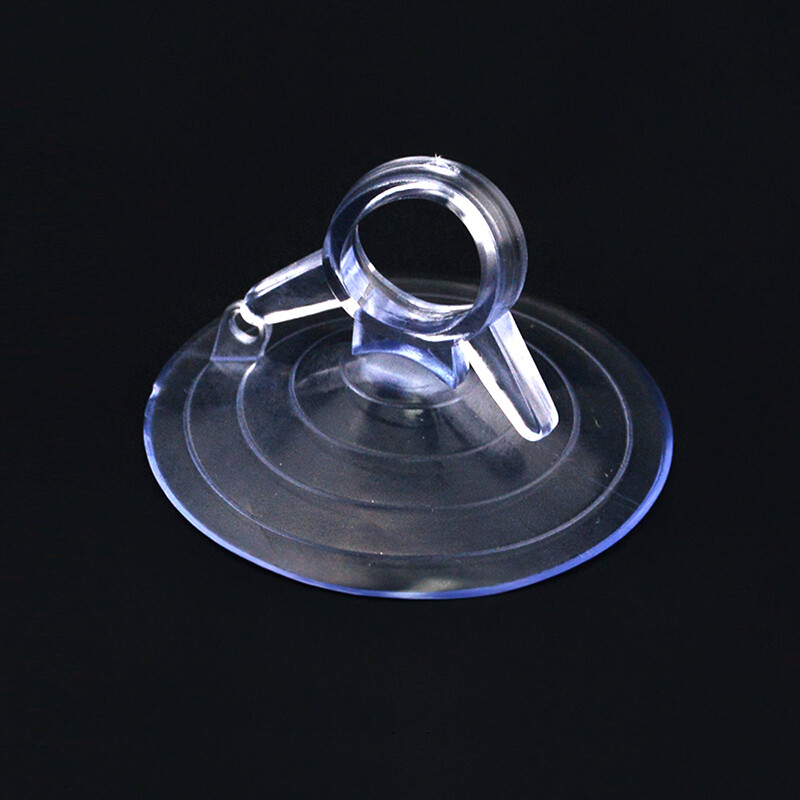10pcs 4.5cm rubber clear sucker pvc suction cup hook car sunshade suction cup